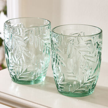 Set Of Four Laurier Green Tumblers, 5 of 5