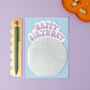 Disco Ball Holographic Foil Birthday Card, thumbnail 1 of 2