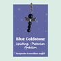 Blue Goldstone Guardian Angel Keepsake Gift, thumbnail 1 of 3