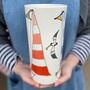 Vase With Sailing Boat Design, thumbnail 3 of 3