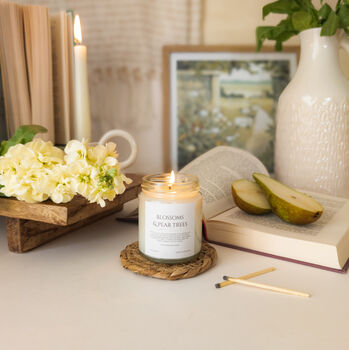 Blossoms And Pear Trees Wax Melt/Candle, 3 of 4
