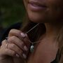 Sterling Silver Crying Eye Necklace, thumbnail 4 of 7