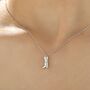 Sterling Silver Cute Little Cowboy Boot Pendant Necklace, thumbnail 1 of 11