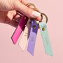 Personalised Leather Keyring, thumbnail 3 of 10