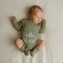 Personalised Baby Coming Home Outfit Gift, thumbnail 4 of 8