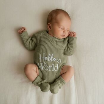 Personalised Baby Coming Home Outfit Gift, 4 of 8
