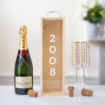 Personalised Birth Year Bottle Box, 9 of 9