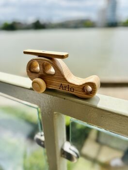 Personalised Wooden Helicopter, 5 of 9
