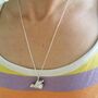 Personalised Yoga Charm Necklace Relax, thumbnail 2 of 5