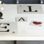 Letter Tile Place Mat And Coaster, thumbnail 2 of 4