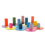 Two Tone Colourful Metal Candleholders Mixed Sets, thumbnail 1 of 8