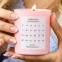 Personalised Advent Calendar Candle, thumbnail 4 of 6