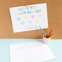 Personalised Children’s Colour In I Love Daddy Print, thumbnail 8 of 11