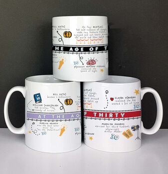 Personalised 30th Birthday Mug, 2 of 12