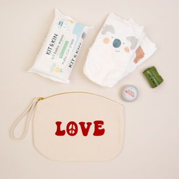 Peace Or Love Zip Pouch, 2 of 3