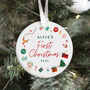 Personalised Baby’s First Christmas Tree Ornament, thumbnail 1 of 7