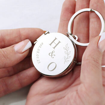 Valentines Gifts Photo Locket Keyring, 2 of 6