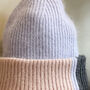 Colour Block Angora Knit Beanie Hat, thumbnail 8 of 12