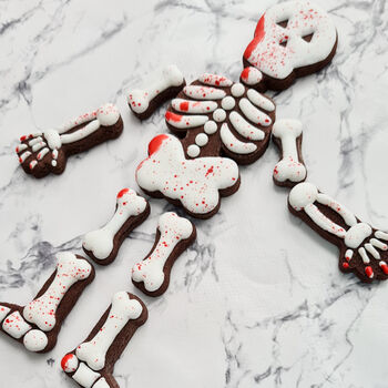 Halloween Iced Biscuit Gift, Skeleton Puzzle, 6 of 8