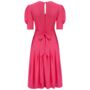 Daisy Dress In Raspberry Vintage 1940s Style, thumbnail 2 of 3