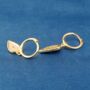 Teardrop Gold Hoop Earrings, Gold, thumbnail 4 of 7