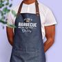 Personalised 'It's Time To Barbeque' Adult Apron, thumbnail 1 of 10