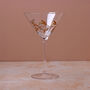 G Decor Set Of Four Wild Vine Hand Painted Martini Glasses Inspired By Nature, thumbnail 5 of 5
