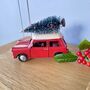 Christmas Red Car Ornament, thumbnail 2 of 3