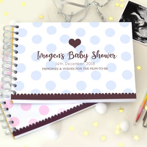 Baby Shower And Christening Guest Books Notonthehighstreet Com