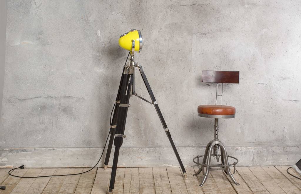 Highway Star Retro Tripod Motorcycle Headlight Lamp By Reason Season