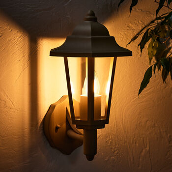 Brighton Metal Lantern Outdoor Wall Light, 3 of 7