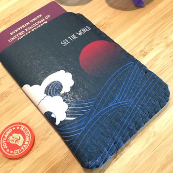 Personalised Japanese Style Passport Holder, 4 of 4