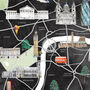 London Illustrated City Map Art Print, thumbnail 4 of 7