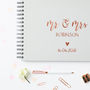 Personalised Calligraphy Wedding Guest Book, thumbnail 2 of 10