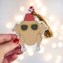 Funny Thanksgiving Christmas Turkey Decoration, thumbnail 2 of 2