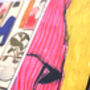 Striped Pyjama Illustrated Double Sided Bookmark, thumbnail 5 of 5