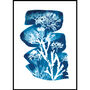 Tideline Seaweed Sun Printed Cyanotype, thumbnail 2 of 7