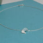 'Bauhaus' Inspired Brushed Sterling Silver Necklace, thumbnail 7 of 9