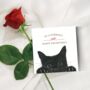 To A Purrfect Wife Cute Cat Card, thumbnail 3 of 3