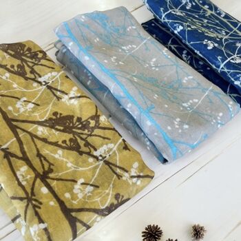 Branches And Berries Print Scarf, 2 of 5