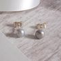 Pearl Stud Earrings, thumbnail 5 of 6