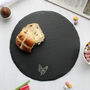Chicken Round Slate Serving Board, thumbnail 1 of 2
