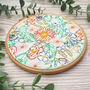 Bloom Burst, Floral Embroidery Kit, thumbnail 1 of 7