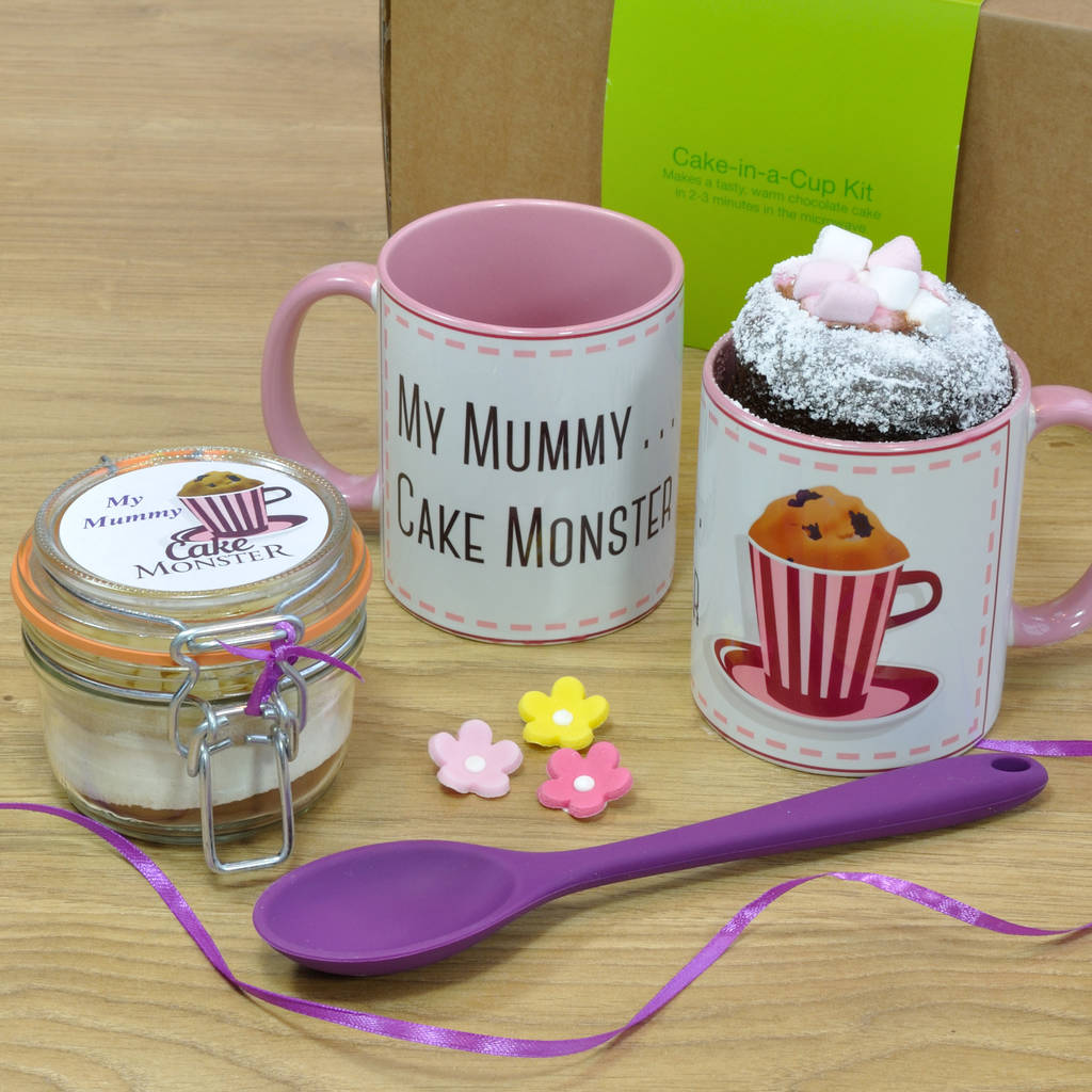 My Mummy Cake Monster Chocolate Mug Cake Gift Set By Lily Grace Baking