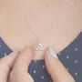Sterling Silver Star Sign Zodiac Necklace, thumbnail 3 of 11