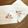 Fa La La La Xmas Napkins, Set Of Two, thumbnail 3 of 4