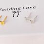 Butterfly Stud Earrings A Gift For Easter, thumbnail 2 of 6