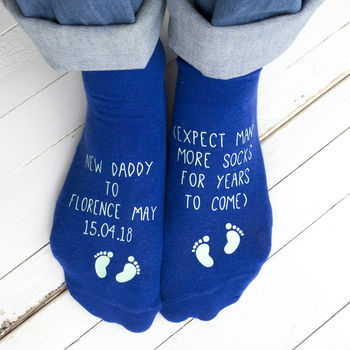 New Daddy's First Father's Day Socks By Solesmith | notonthehighstreet.com
