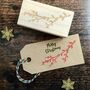 Christmas Sprig Rubber Stamp, thumbnail 1 of 2