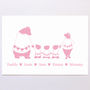 Personalised Bear Family In Jumpers Print, thumbnail 3 of 7